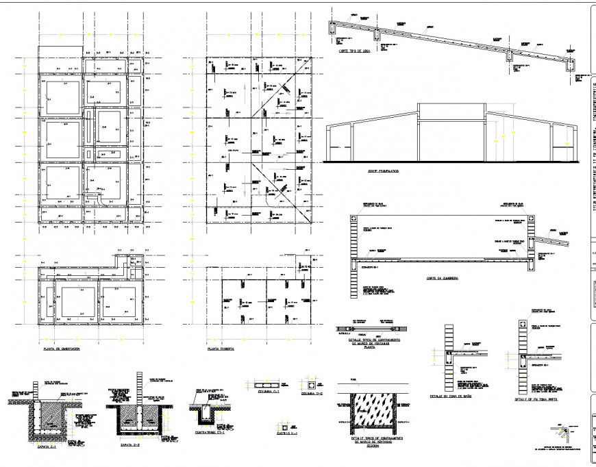 Structural project cottage plan layout file