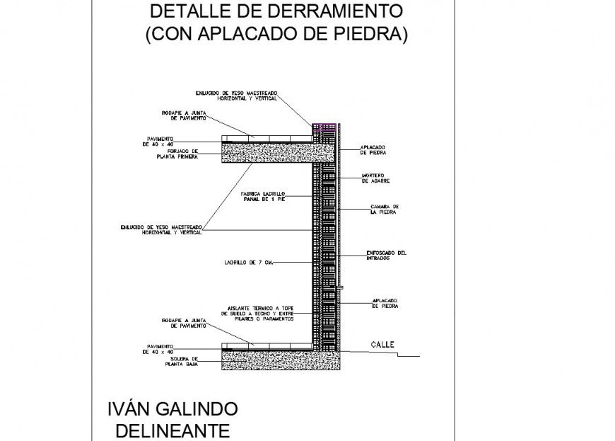 Structural unit detail 2d view CAD construction block layout autocad file