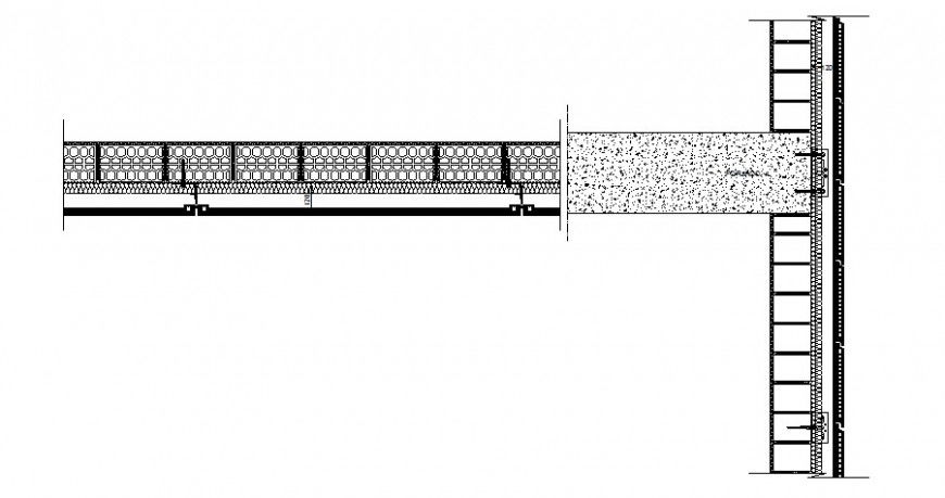 Structural units drawings 2d view RCC structure autocad file