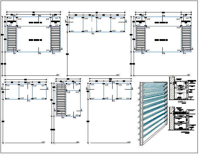structure detail view dwg file