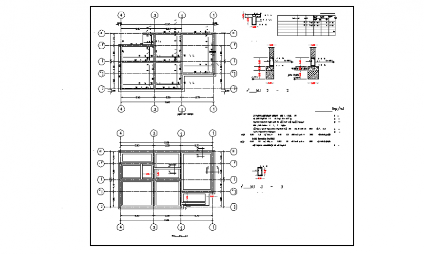Structure design of Farmer House design drawing of small villa design