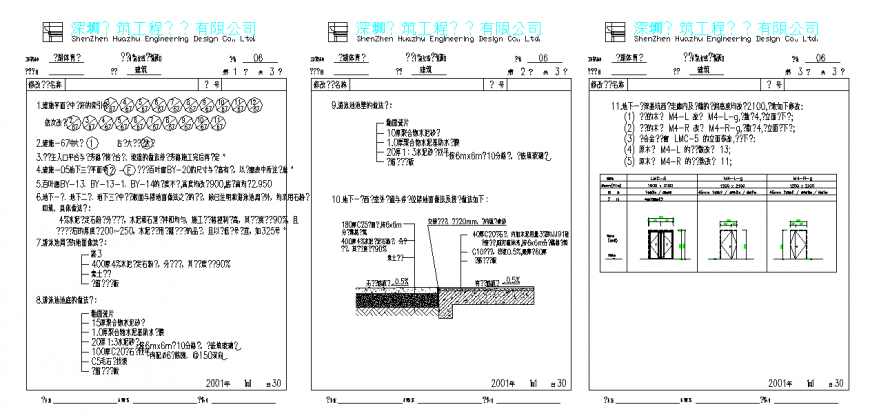 Structure Detail & Door Elevation Detail