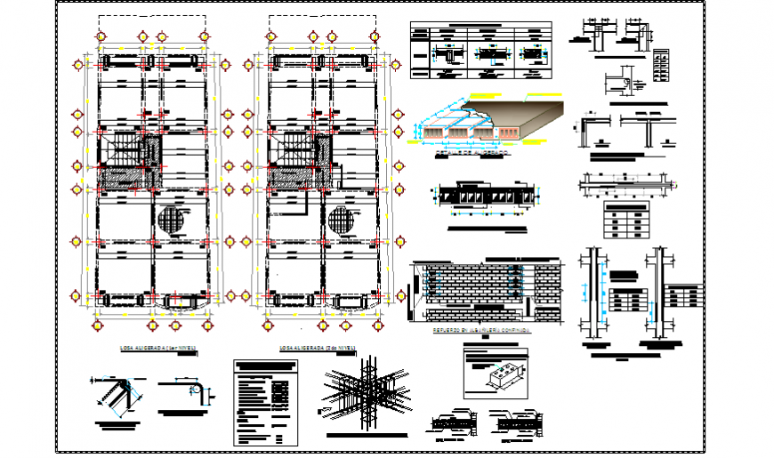 Structure detail design drawing project of unfamiliar house design