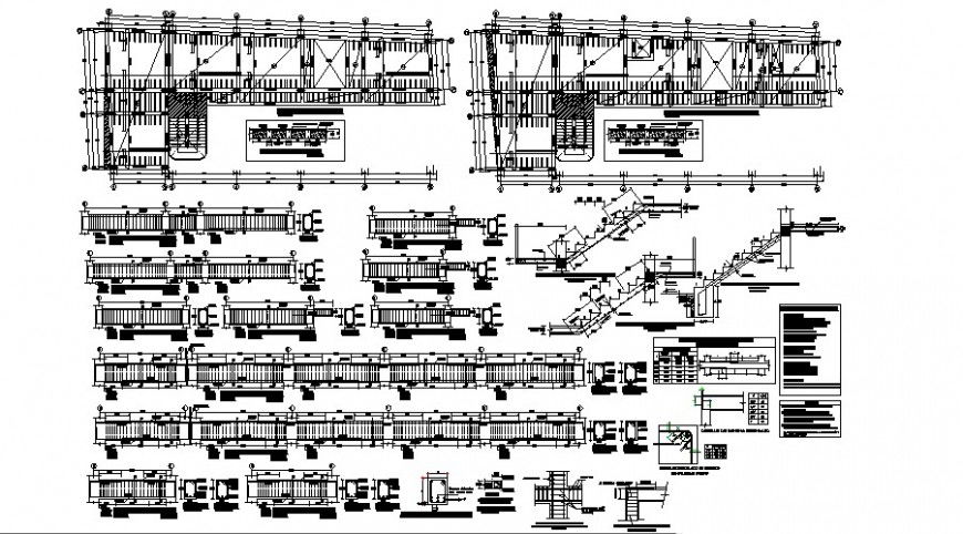 Structure drawing of hotel and restaurant in dwg file.