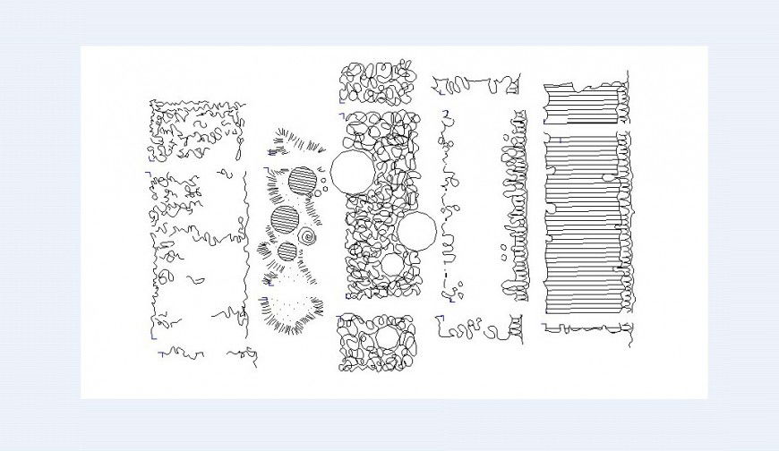 Structure of different types of fence in AutoCAD file