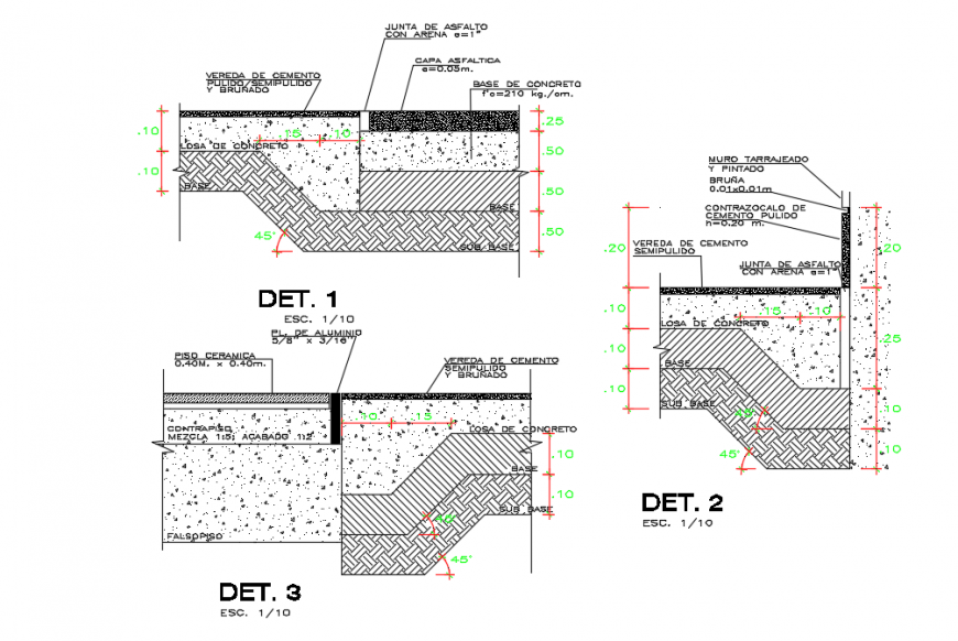 Structure Section Detail in DWG file Download design