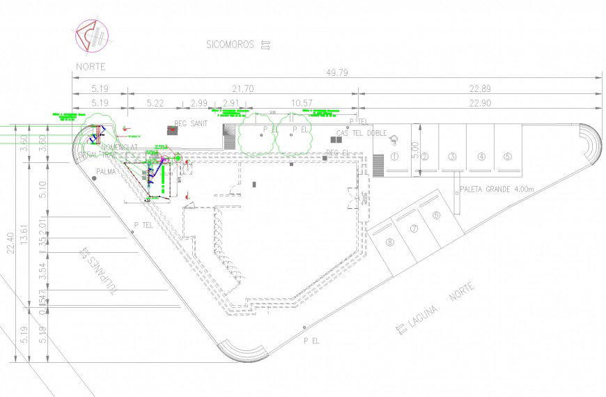 Sub esta con roof planning layout file