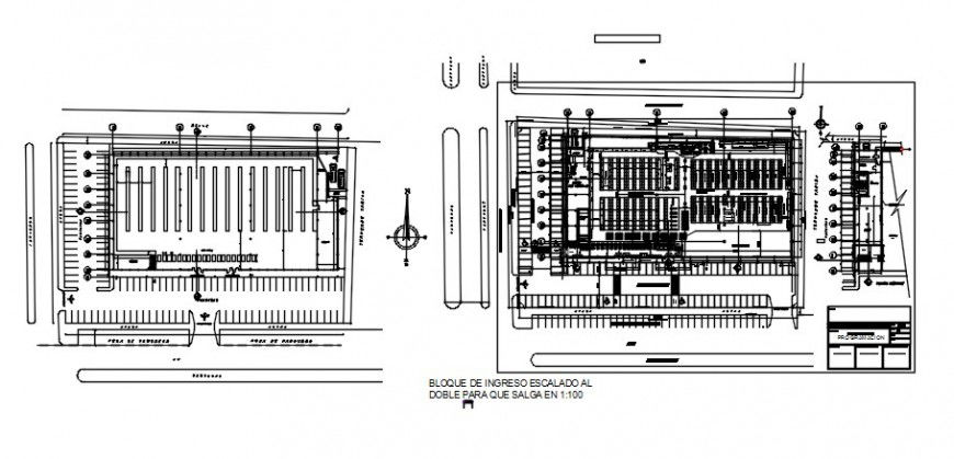 Super market distribution plan cad drawing details dwg file
