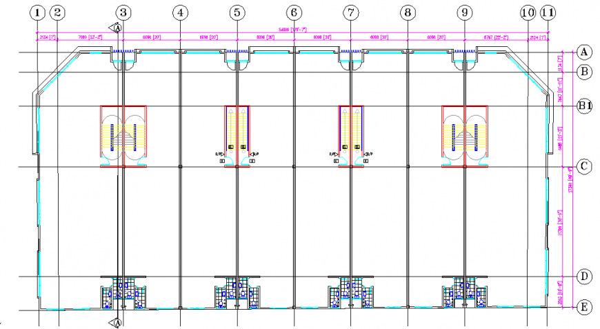 Super Market Floor Plan Design Lay-out
