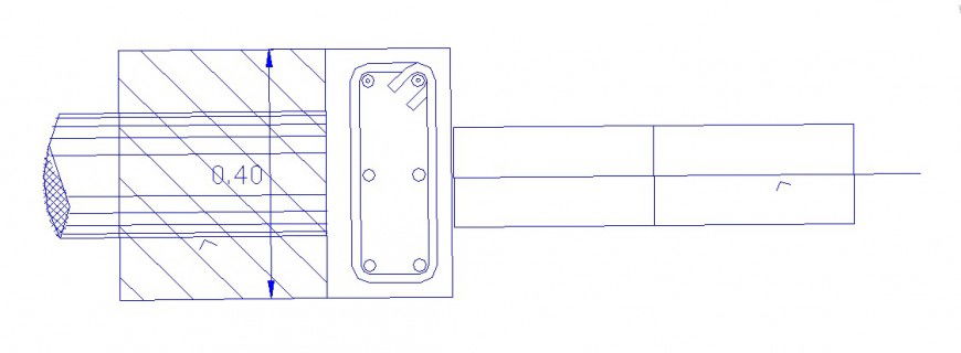 Support wall block cad construction cad drawing details dwg file