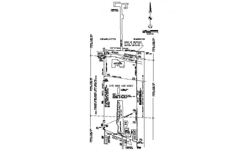 Surveying details of site area drawings detail 2d view autocad file