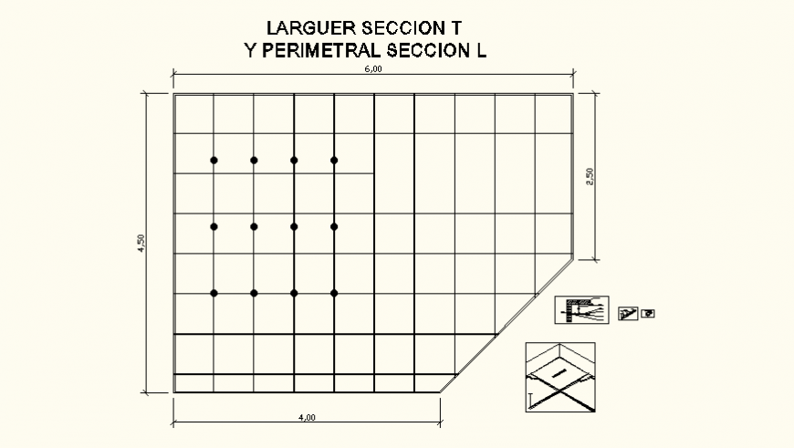 Suspended ceiling plan detail dwg file