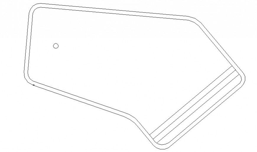 Swimming pool design drawings 2d view plan autocad software file