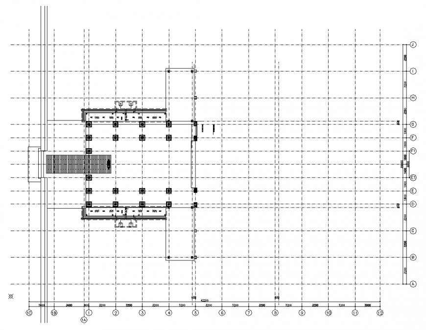Swimming pool structure detail 2d layout autocad file