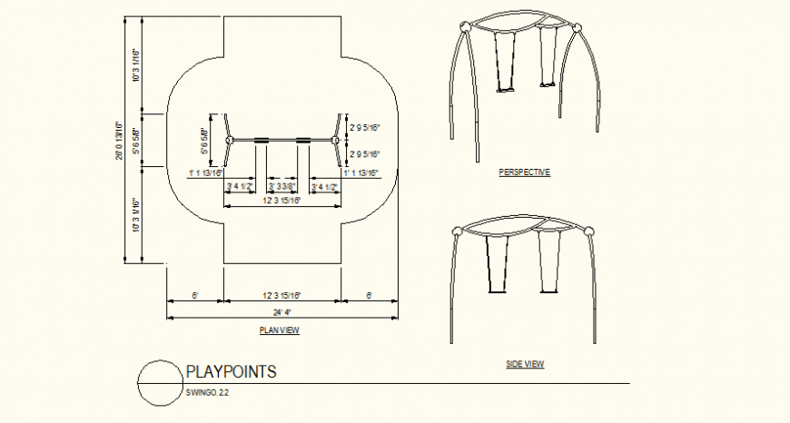 Swing play-point detail plan layout file