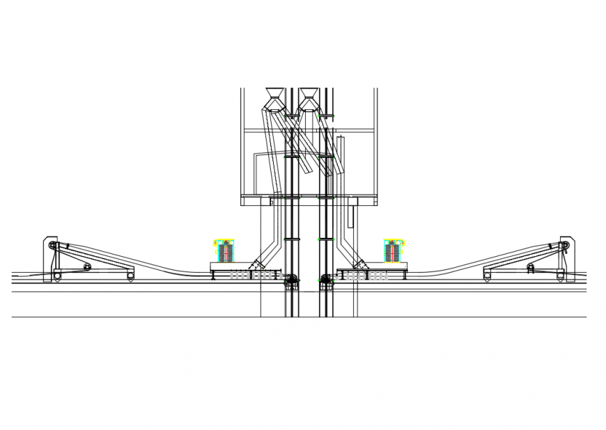 T riper machine cad drawing details dwg file