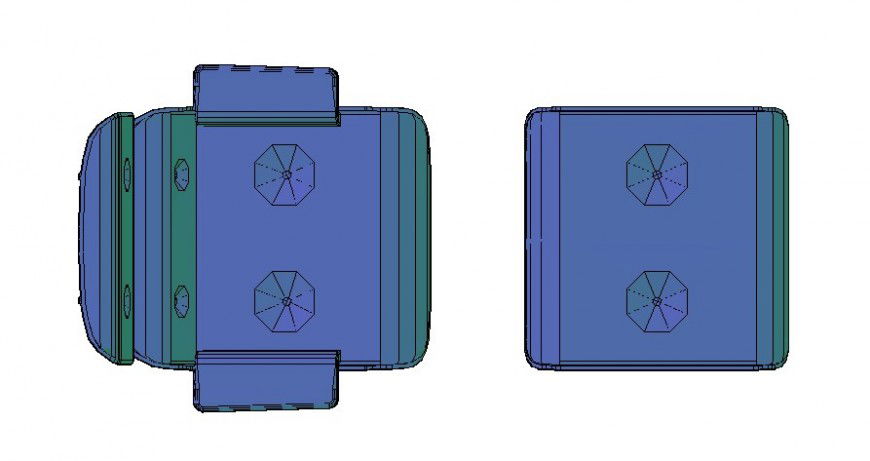Table chair elevation 2d view drawings of furniture blocks autocad file
