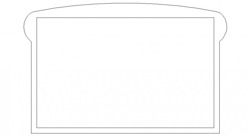 2D Table Design with Elevation Furniture CAD Drawing