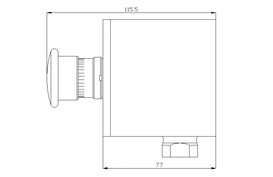 Table upper view elevation block cad drawing details dwg file