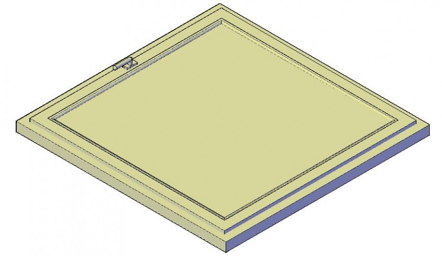 Tank 3 d modal dwg file