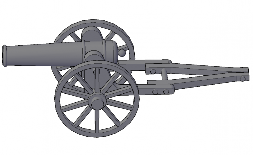 Tank 3D Design Block in Autocad file
