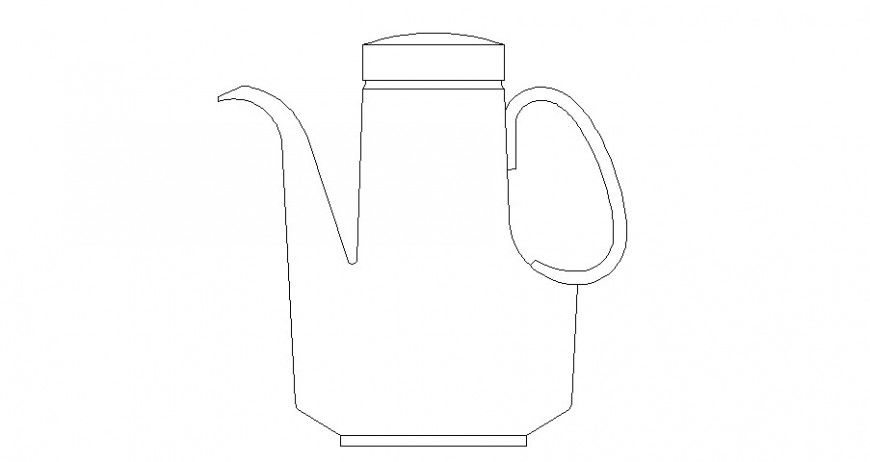 Tea cattle elevation block cad drawing details dwg file