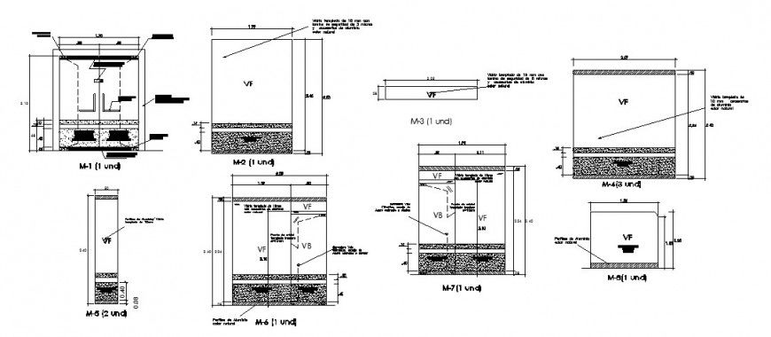 Tempered glass and aluminium doors installation of office building dwg file