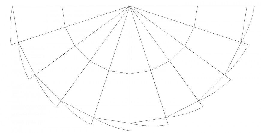 Tensile Structure AutoCAD Plan with Layout and Structural Details DWG