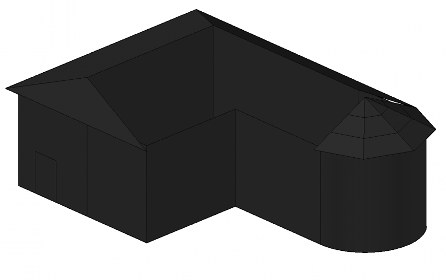 Tent Type house 3D Design