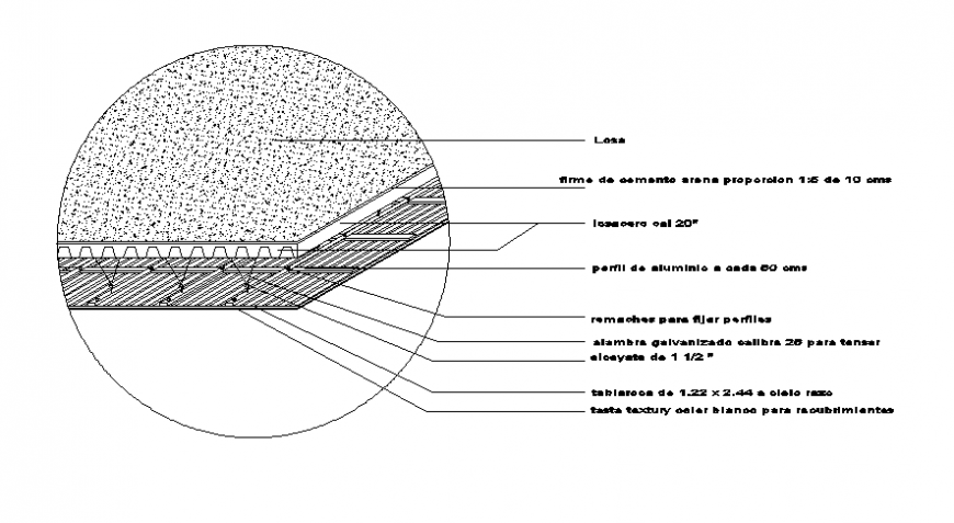 Terrace roofing detail file