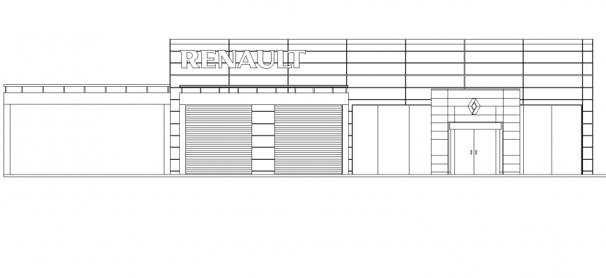 Terrace room plan detail elevation dwg file