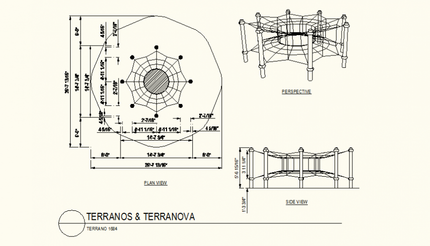 Terranos and terranova detail elevation layout file