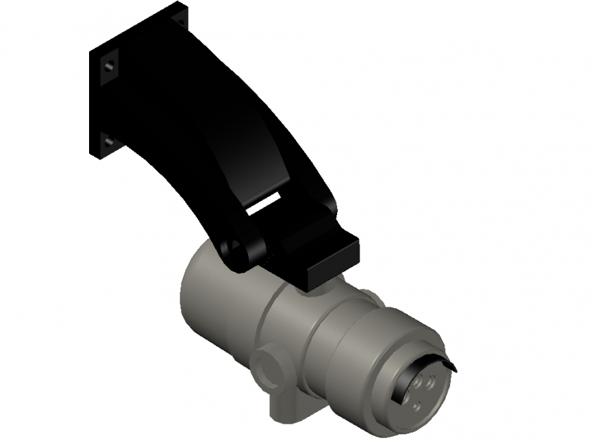 The 3D camera plan detail dwg file.