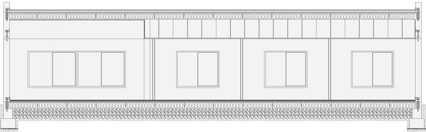 The anchoring inconcrete plan with detailing dwg file.