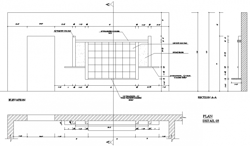 The basic structural plan detailing & dwg file.