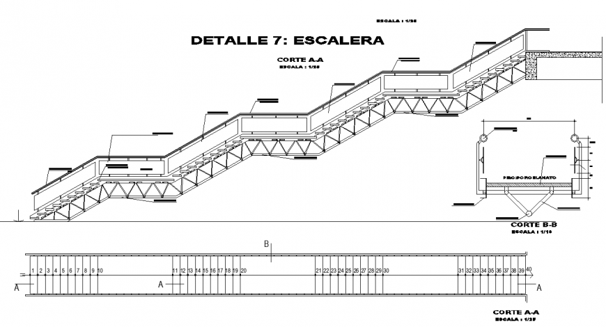 The bridge construction plan with a detailing dwg file.