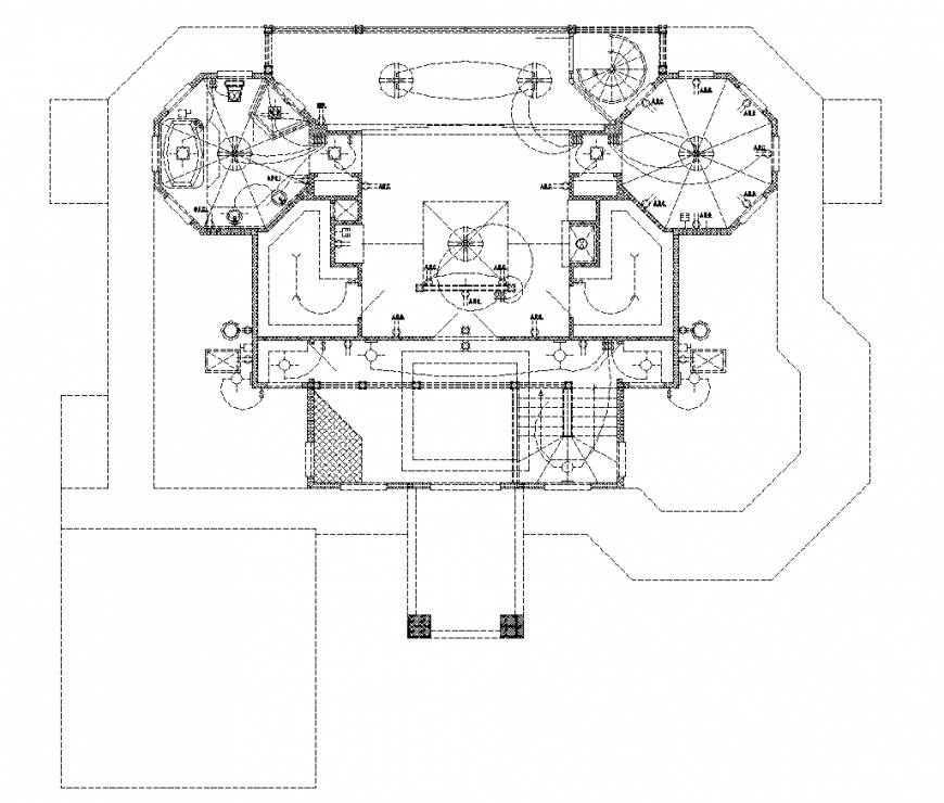 The electric layout plans detail dwg file.