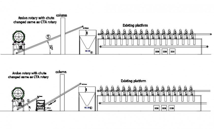 The existing platform of 2d drawing of autocad file