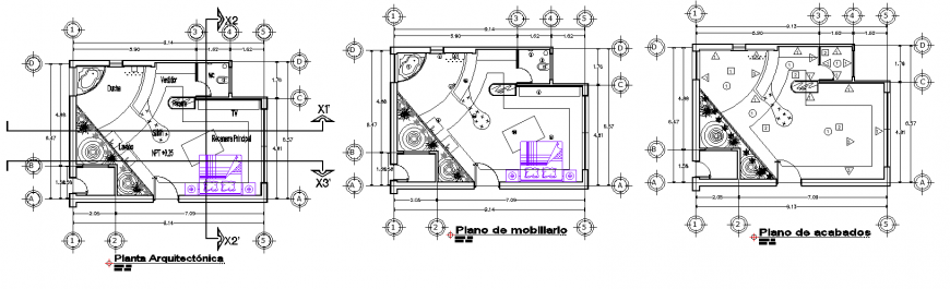 The foundation plan with a detailing and dwg file.