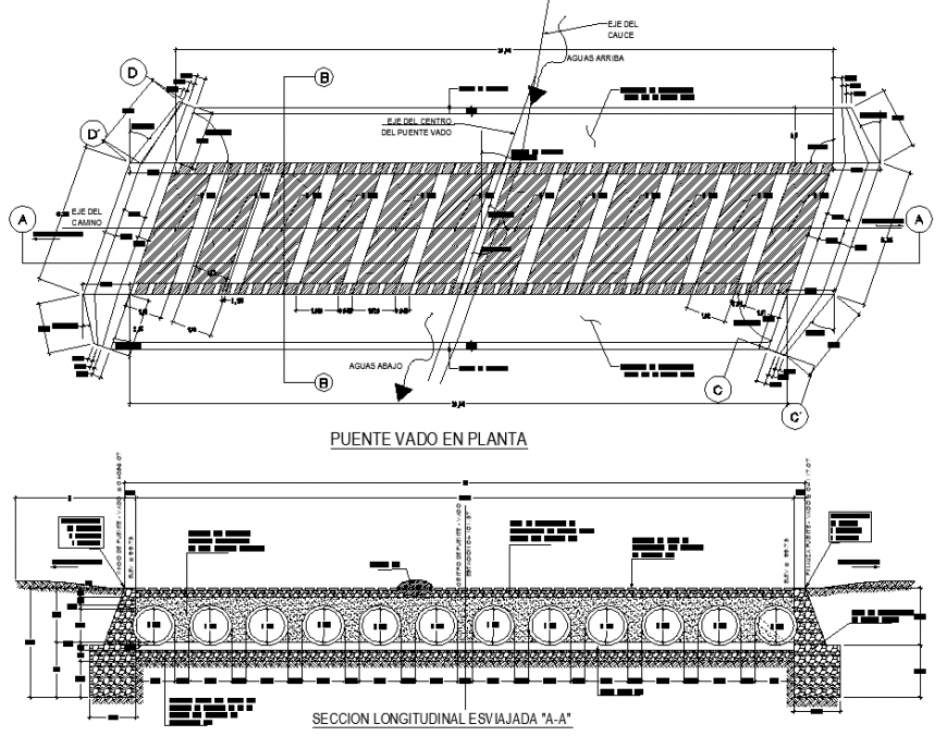 The foundation plan with detail dwg file.