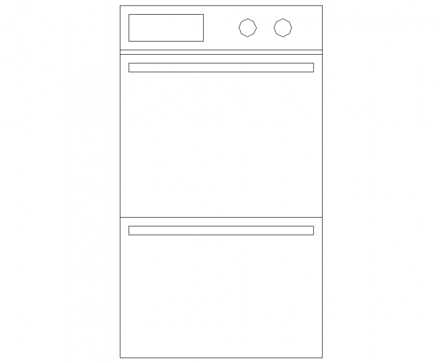 The fridge plan with the  detail dwg file.