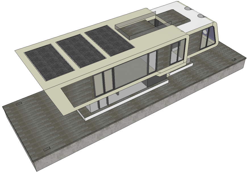The house plan & detail dwg file.