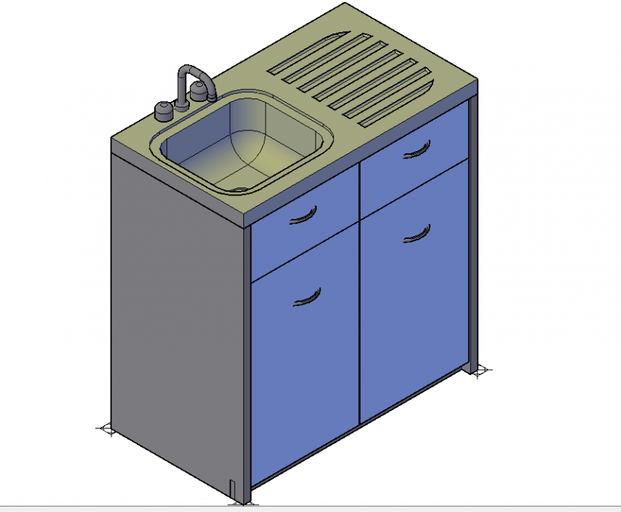 The kitchen sink plan detail & dwg file.