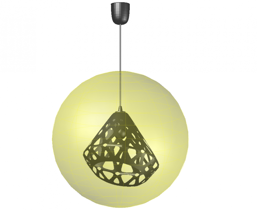 The lamp light plan detail dwg file.