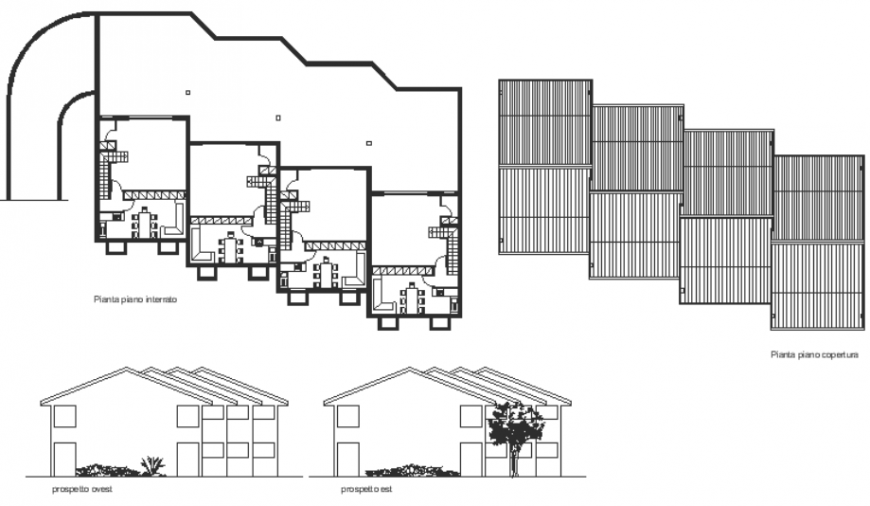 The layout of a house plan detail dwg file.