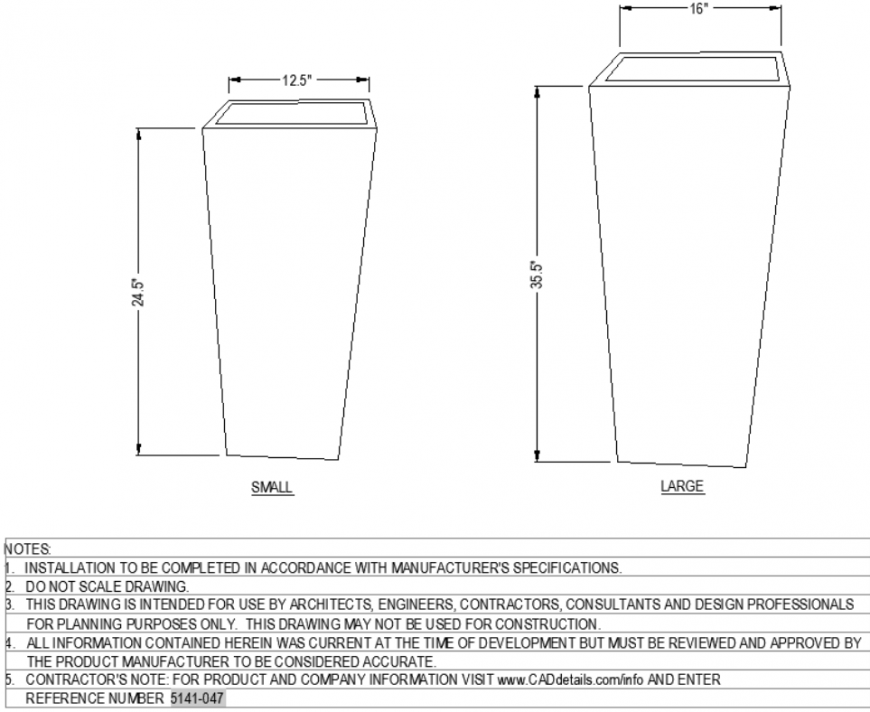 The long mud pot desired plan with detailed dwg file.