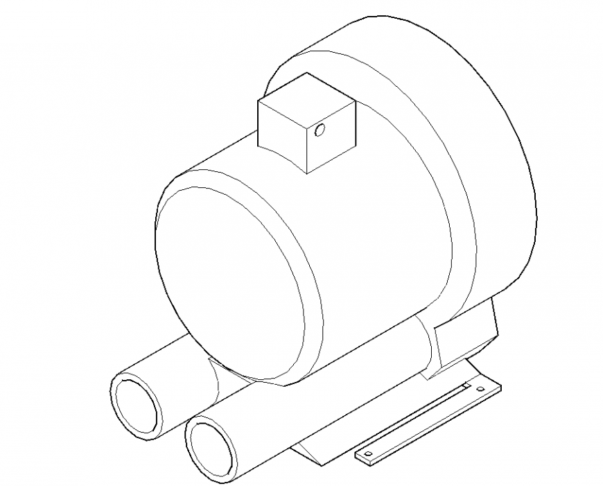 The machinery plan with detail dwg file.