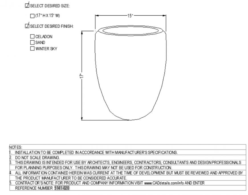 The mud pot plan detail dwg file.