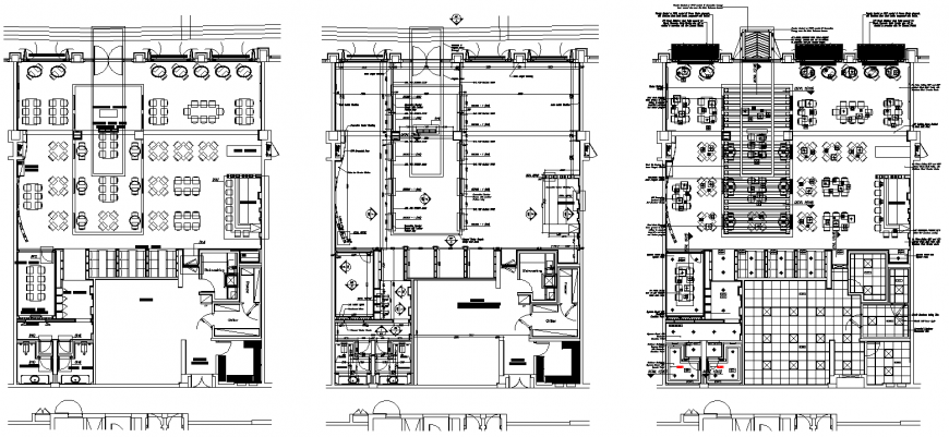 The office plan with a detail dwg file.