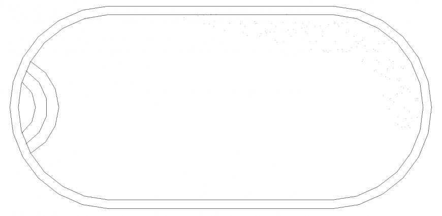 The pool plan with a detailing dwg file.